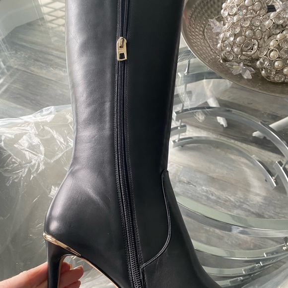 Coach Roma Soft Shine Calf Boot Size 8.5 Black NWT - Picture 9 of 14